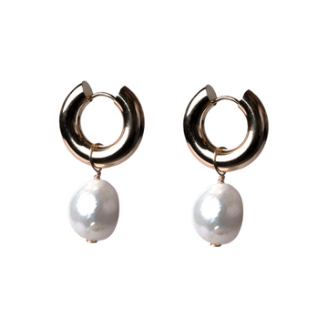 ONE PEARL EARRING / ARETES