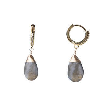 LABRADORITE DROP / ARETES